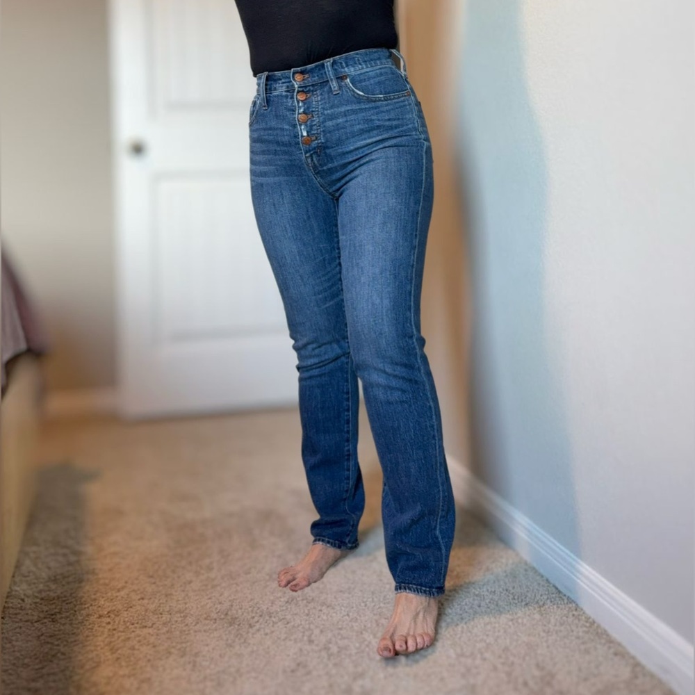 Madewell High Rise Blue Jeans